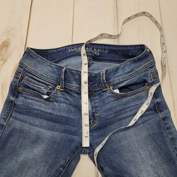 American Eagle kick boot bootcut stretch low rise jeans - Picture 3 of 10